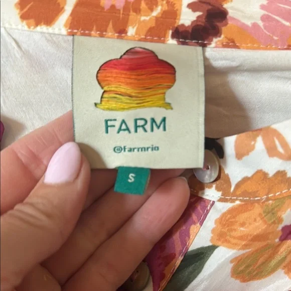 Farm Rio spring bananas belt mini dress - Picture 4 of 4